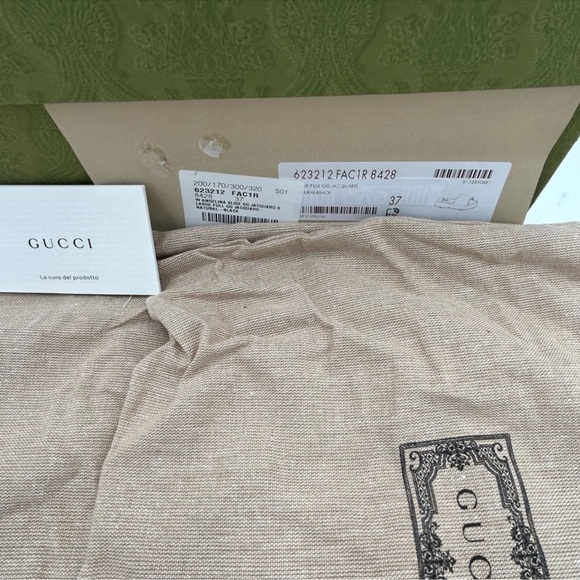 Women’s Gucci monogram Angelina slide platform sandal size 37 made in Italy - Picture 4 of 11